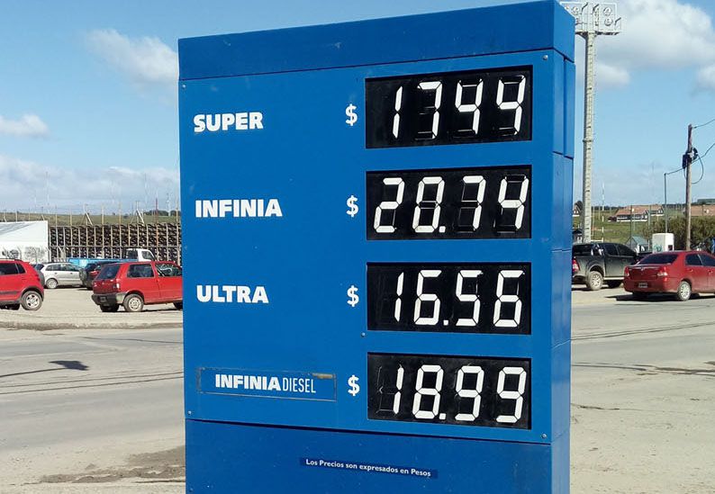 Los combustibles aumentaron casi un 7% 