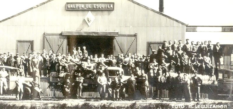 Inauguran el  galpón de esquila de la estancia María Behety