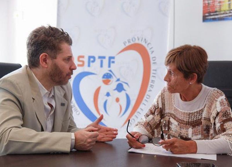 Gorbacz recorrió las nuevas instalaciones de la OSEF