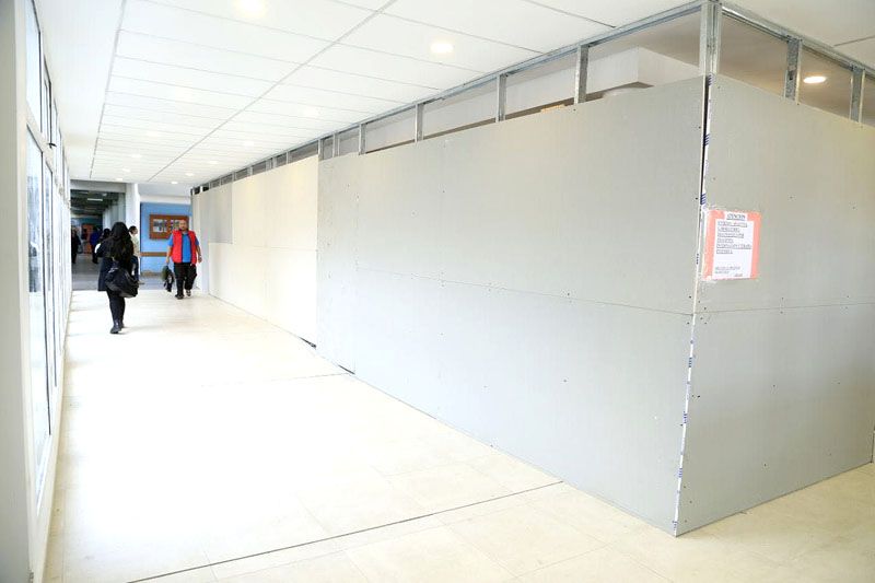 Avanzan las obras del nuevo ingreso para el Hospital de Río Grande