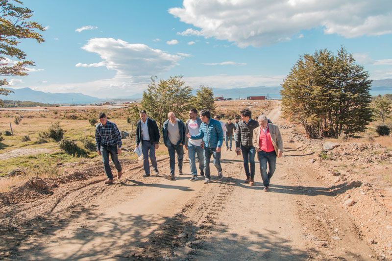 Vuoto valoró los avances de las obras en la urbanización General San Martín