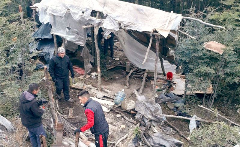 En una semana se desarmaron 30 construcciones irregulares en la Ruta J