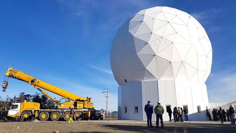 Un orgullo nacional: Tierra del Fuego tiene su estación de monitoreo satelital 