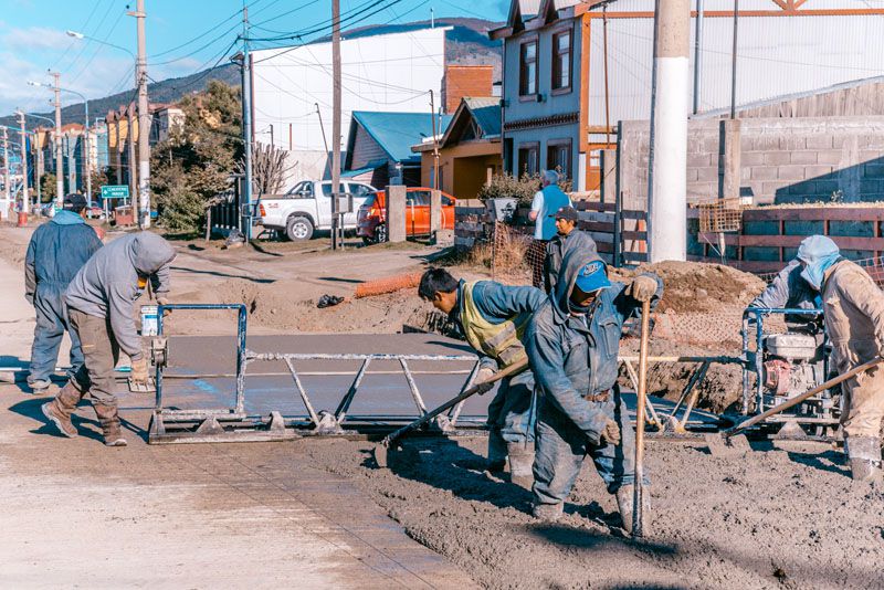 Concluyó la última etapa de la reconstrucción de Hipólito Yrigoyen