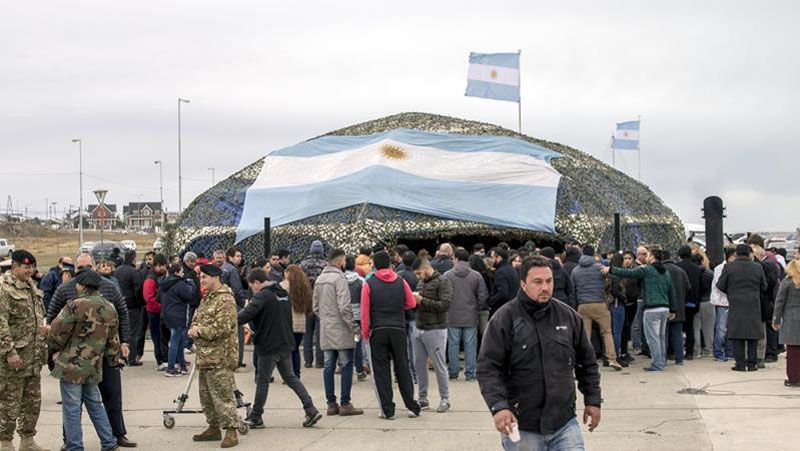 Se inauguró la Carpa de la Dignidad