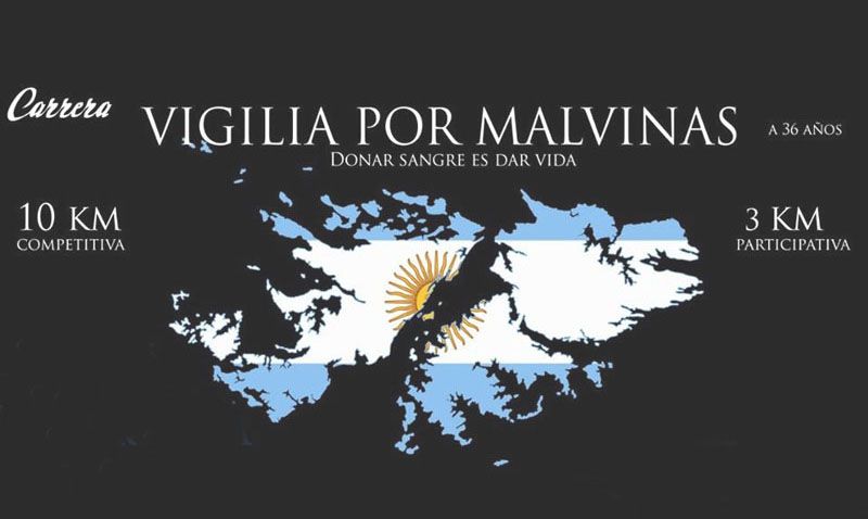 Se viene la 2ª Carrera Vigilia por Malvinas