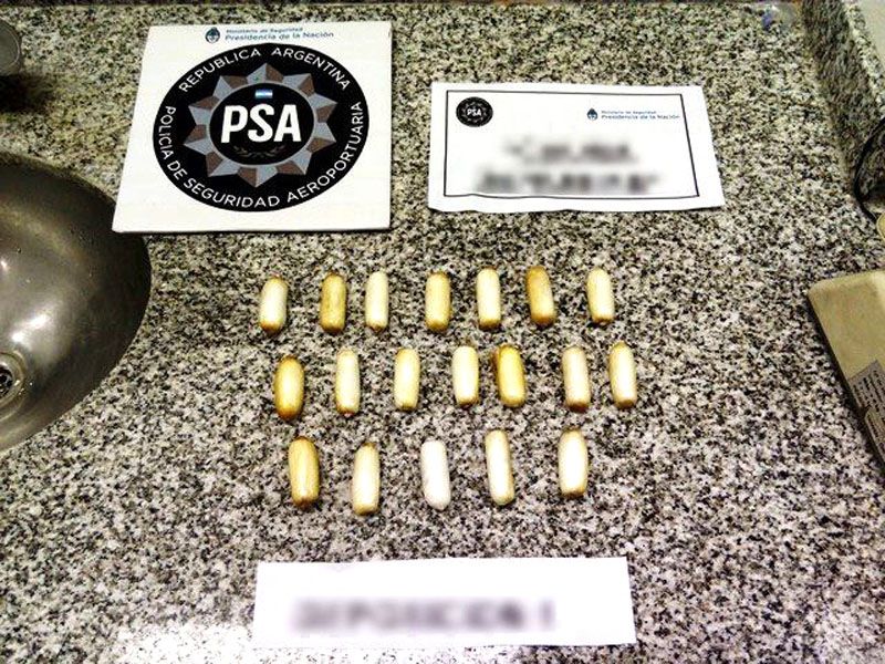 Quería llevar cocaína a Río Grande y lo detuvieron en Ezeiza 