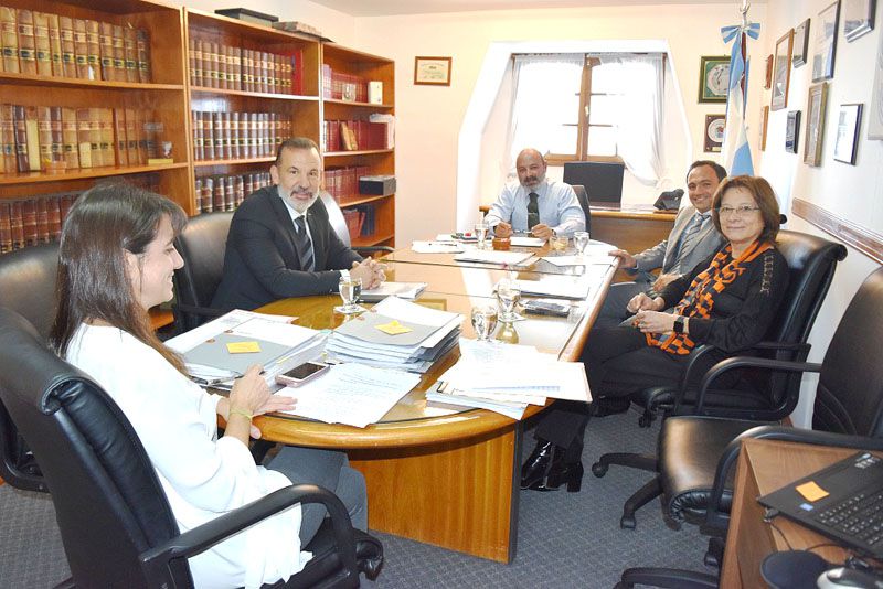 Jueces del STJ se reunieron con el presidente de la Asociación de Magistrados