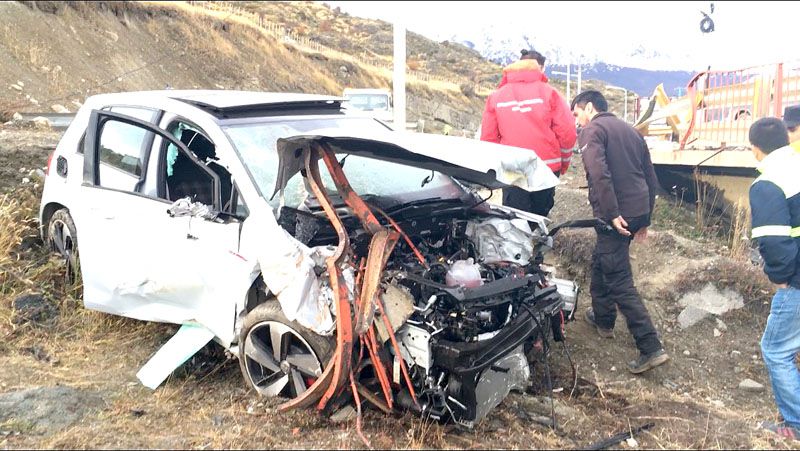 Herido muy grave tras violento accidente