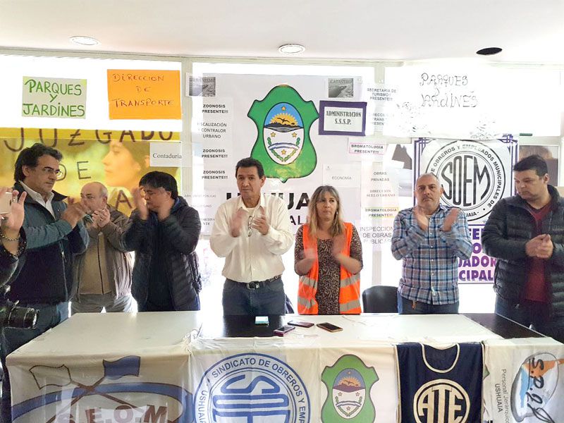 Municipales pidieron que se debata una mesa de negociación salarial