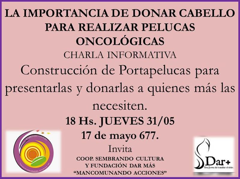 Se dictará en Ushuaia una charla sobre confección de portapelucas