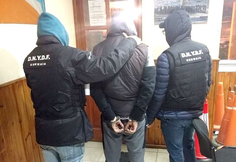 Trasladaron a Ushuaia al detenido en Buenos Aires por tráfico de droga