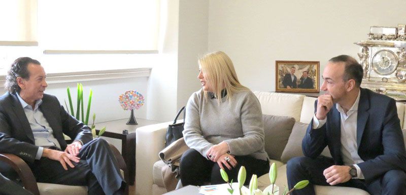 Bertone se reunió el Ministro de Producción de Nación