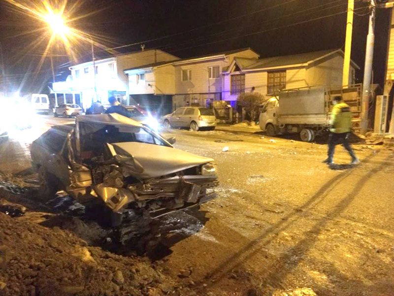 Protagonizó un impresionante choque y huyó del lugar 