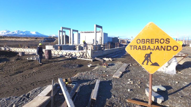 Tratamiento de efluentes cloacales: Avanza la obra de Bahía Golondrina