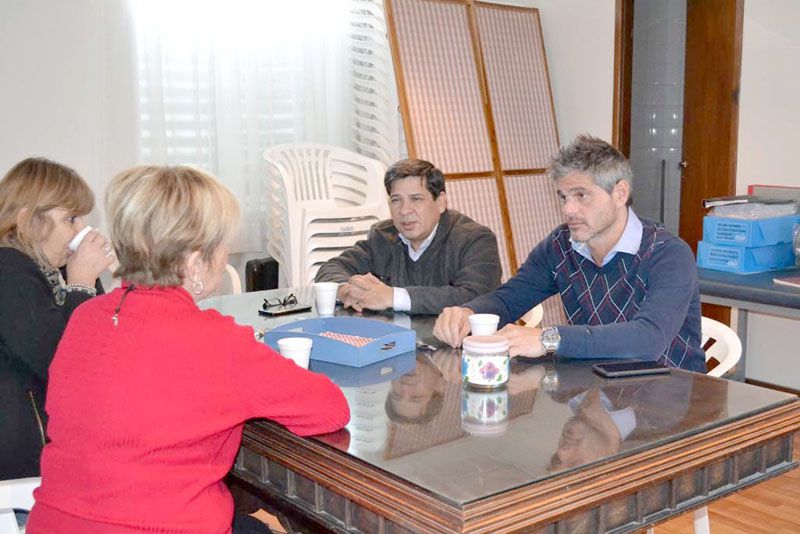 Pino visitó las instalaciones de LUCCAU