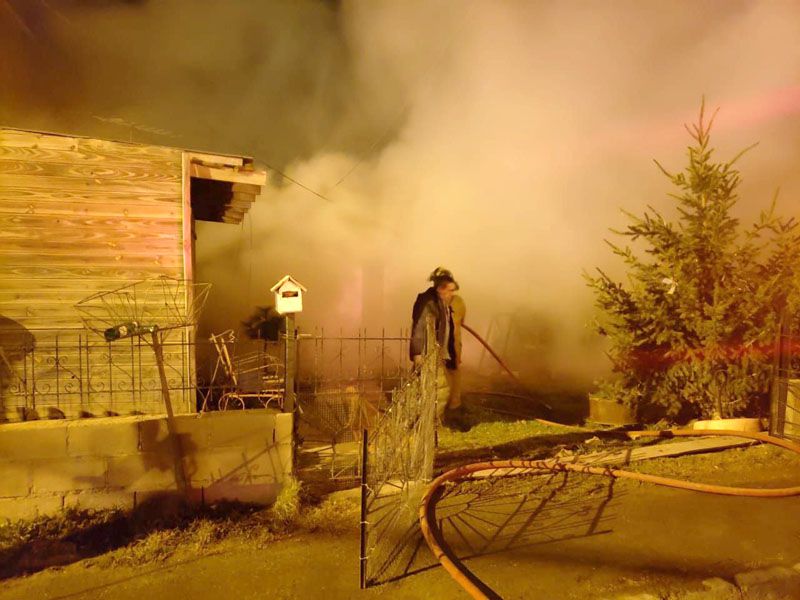 Incendio en el barrio La Cantera