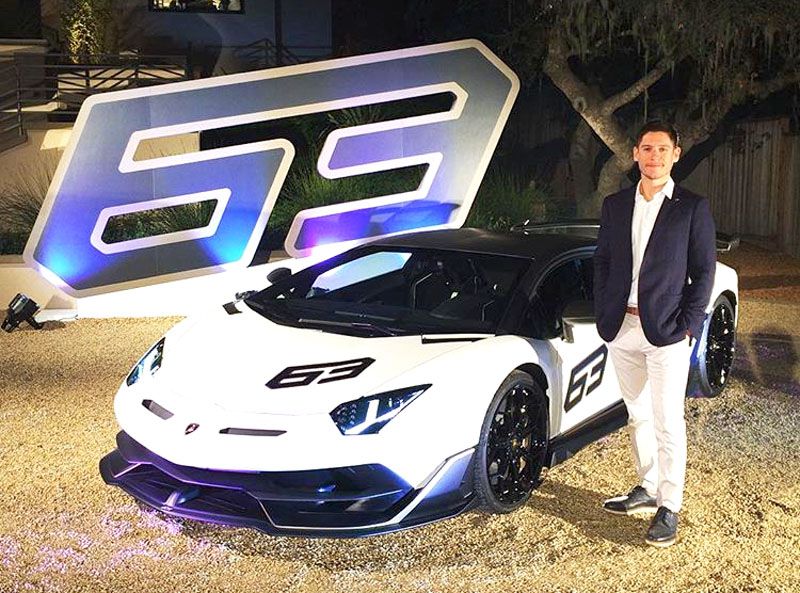 Facundo Elías presentó el Lamborghini Aventador SVJ