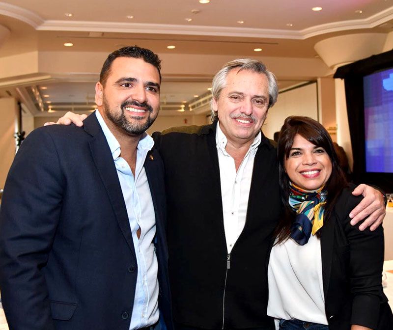 Vuoto se reunió con Alberto Fernández