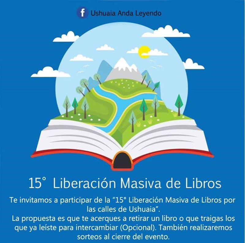 Se viene una nueva ‘Liberación Masiva de Libros’ en Ushuaia