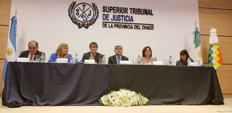 Battaini participó de un panel sobre consejos de la magistratura en Chaco
