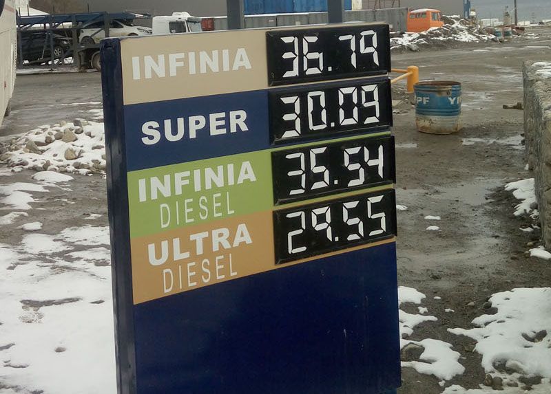 10% al combustible y el gas hasta 35%