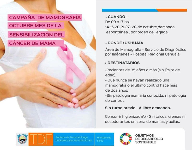Campaña de detección precoz en el Hospital Regional Ushuaia