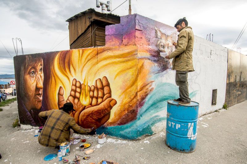 El mural “Raíces”, la nueva cara de Defensa Civil municipal