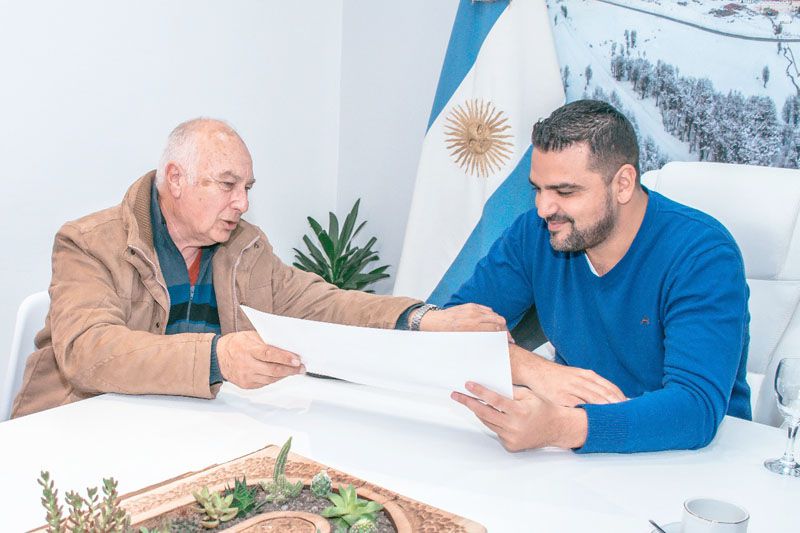 Vuoto recibió al hijo de Juan Manuel Fangio