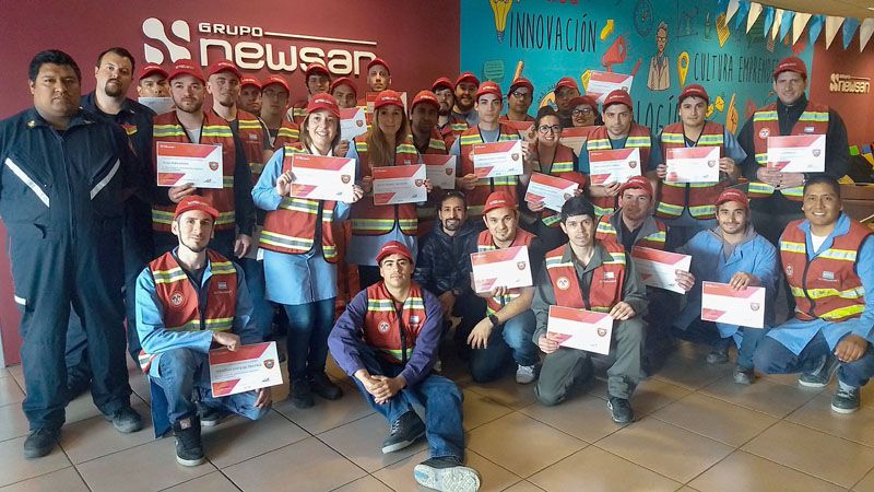 El Grupo Newsan culminó con la formación anual de brigadistas
