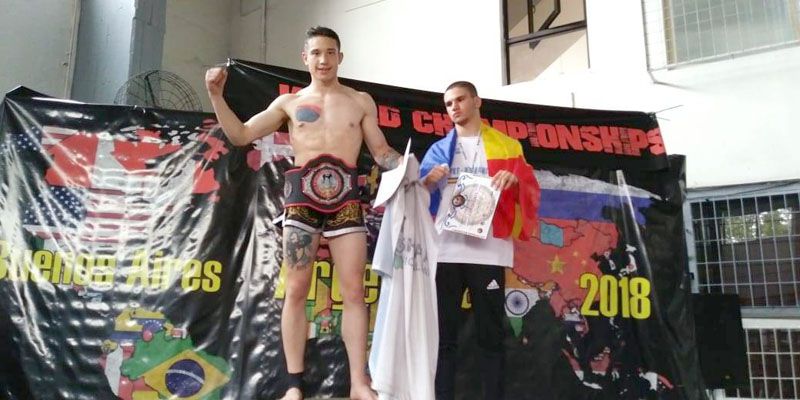 El ushuaiense Agustín Jara, campeón mundial de kick boxing