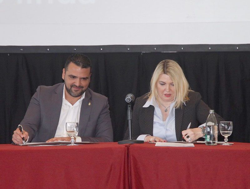 Bertone y Vuoto firmaron convenio para ejecutar ambicioso plan de obras