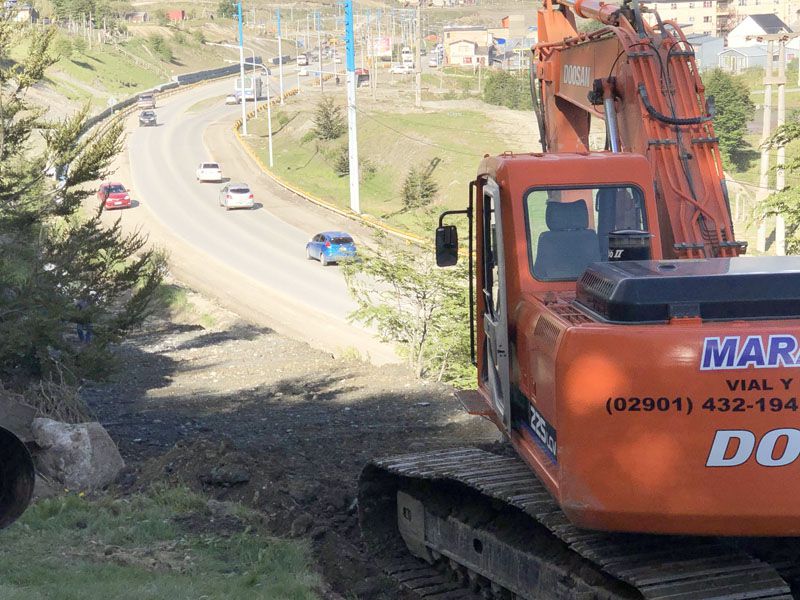 Comenzó la obra para mejorar el peligroso acceso al Dos Banderas