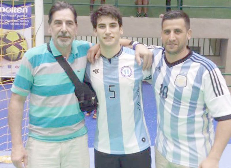 El ushuaiense Tomás Pescio brilló en la Selección Nacional de Futsal
