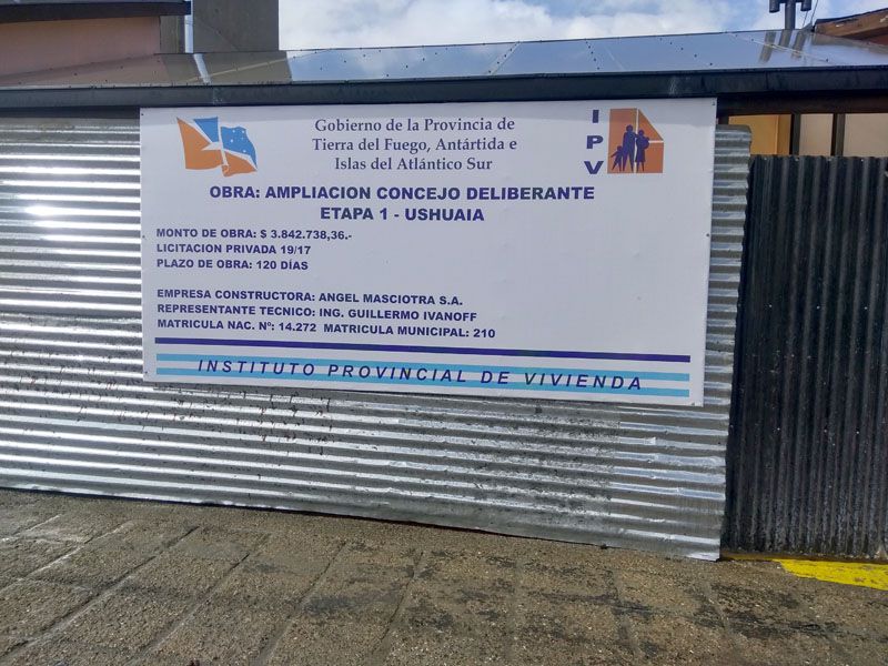 Avanza la primera etapa de la obra del Concejo de Ushuaia