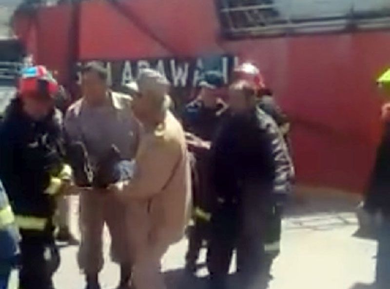 Dos tripulantes resultaron heridos y debieron ser hospitalizados