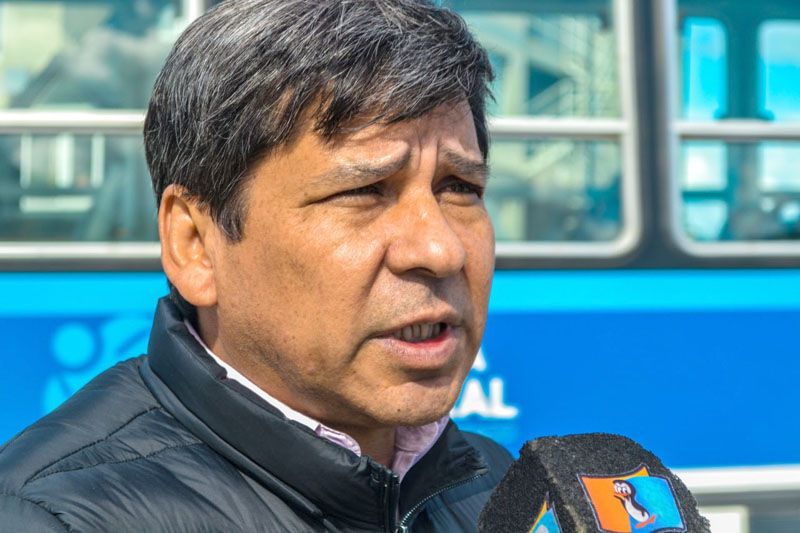 Pino valoró la obra de hormigonado en calle De La Estancia