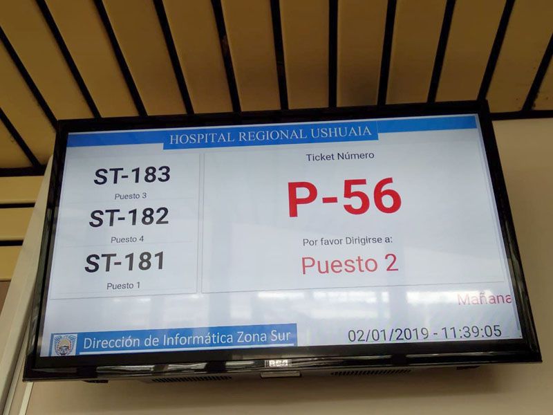 Nuevo sistema de gestión de turnos en el hospital de Ushuaia