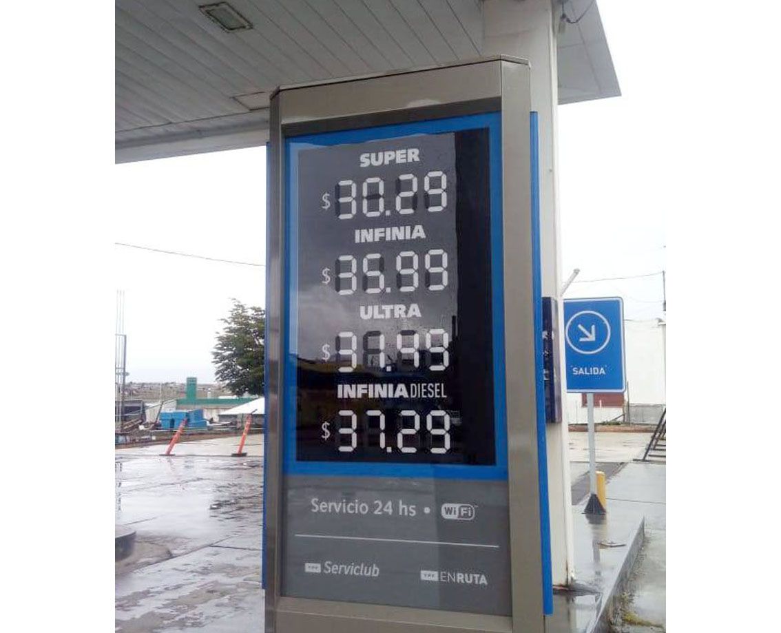 YPF redujo sus precio un 0,6% en promedio