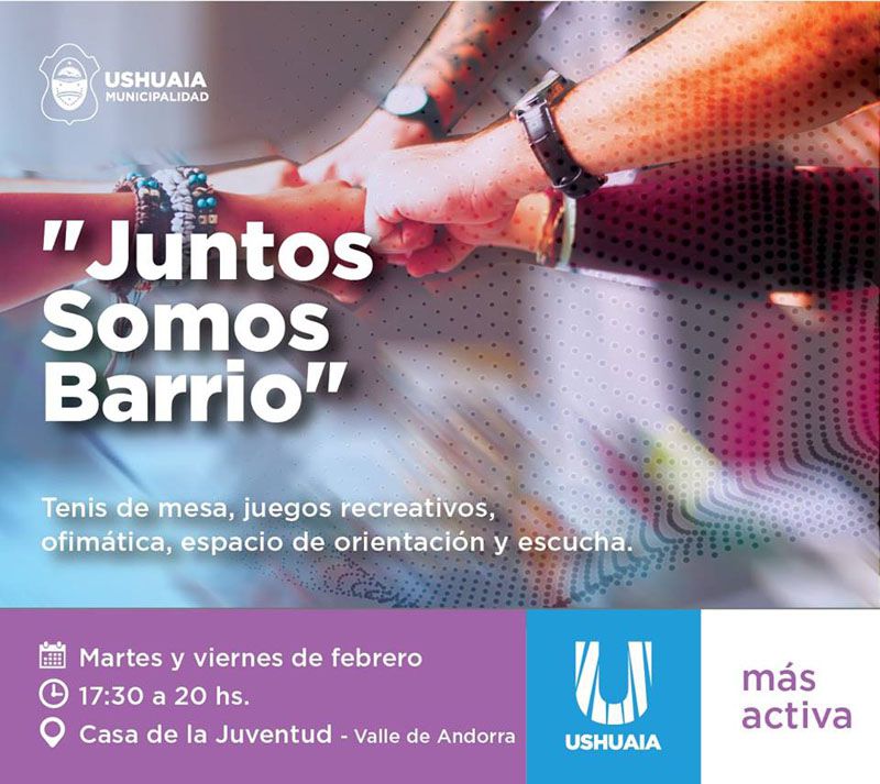 Continúa el programa ‘Juntos Somos Barrio’ en Ushuaia