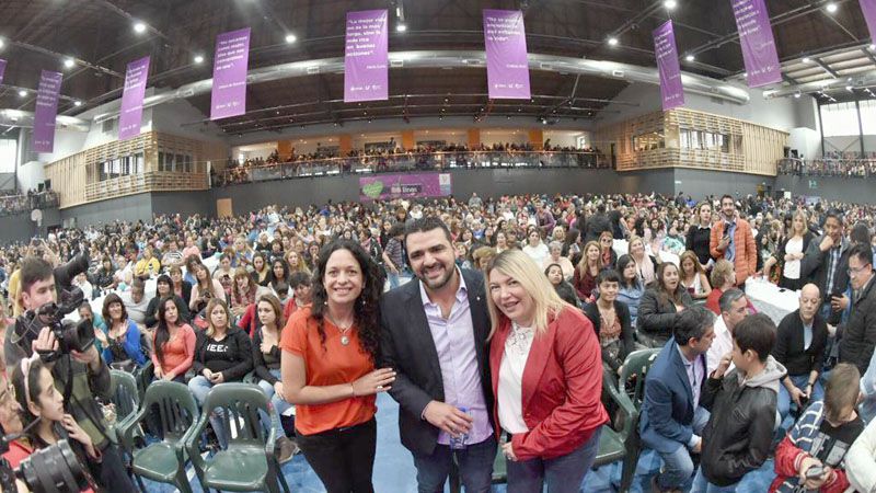 Vuoto y Bertone destacaron el “espíritu de lucha” de las mujeres de Ushuaia