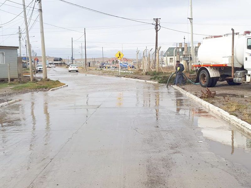Operativo para garantizar el buen funcionamiento del sistema pluvial