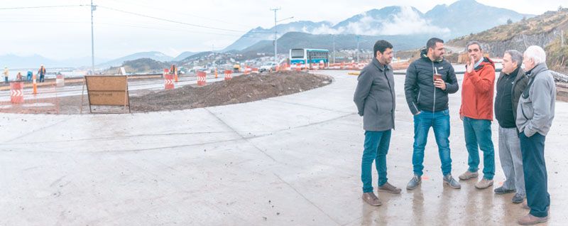 Avanza la obra de acceso al cerro Alarken y al barrio Mirador del Beagle