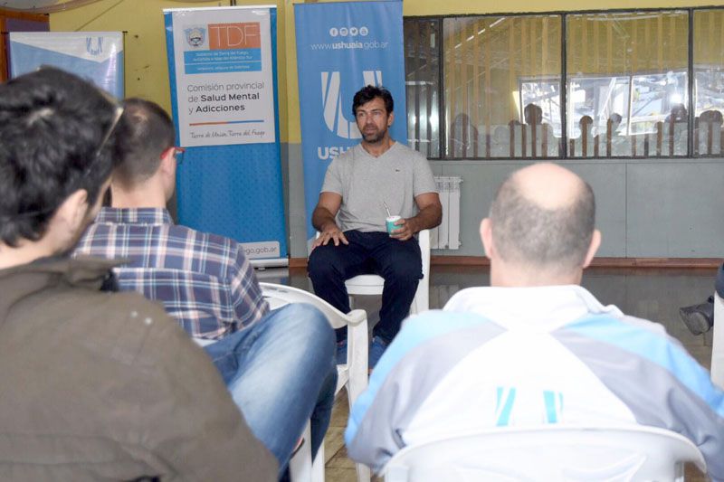 El deporte de Ushuaia tuvo una jornada sobre prevención de consumos problemáticos 