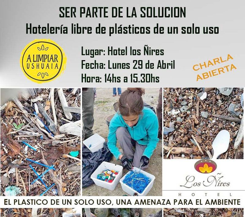 ‘A Limpiar Ushuaia’ promueve alternativas para eliminar el uso de plásticos