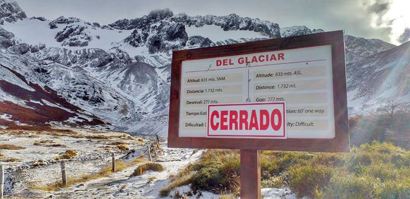 Cierran sectores de trekking