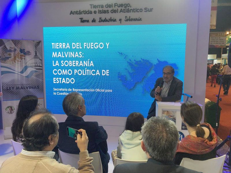 Argüello realizó una fuerte defensa de la soberanía sobre Malvinas