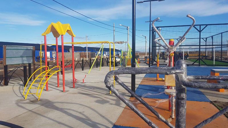 El sábado se inaugura el playón deportivo