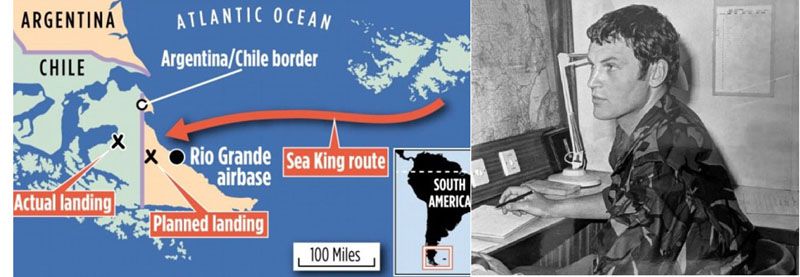Parte una misión secreta inglesa para atacar a Tierra del Fuego
