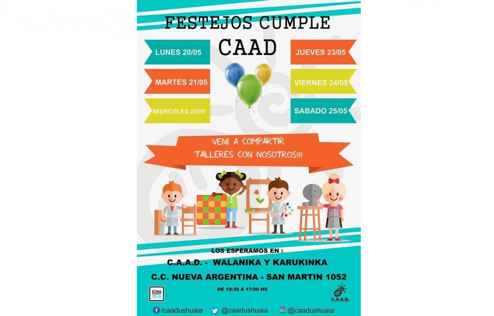 El CAAD abre sus puertas a la comunidad para celebrar su 22° aniversario